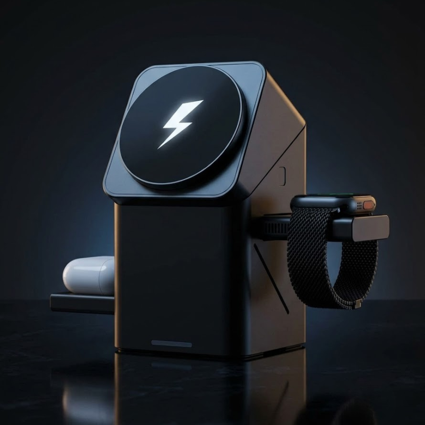 ZEEHOO 3 in 1 Charging Station for Apple, Mag-Safe for iPhone Charger